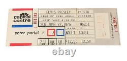 ELVIS PRESLEY 1976 Original Unused Concert Ticket Cap Centre Very Rare