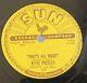 Elvis Presley 1st Release 78 That's All Right Sun 209 U-129-2 #72 Rare V+