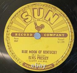 ELVIS PRESLEY 1st Release 78 THAT'S ALL RIGHT SUN 209 U-129-2 #72 RARE V+