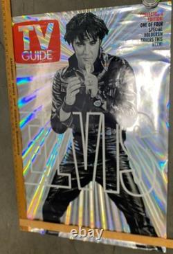 ELVIS PRESLEY 2001 TV GUIDE Magazine Collector Hologram Poster UNRELEASED Rare