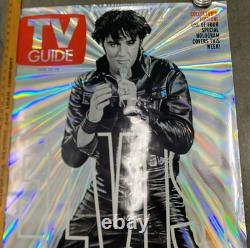 ELVIS PRESLEY 2001 TV GUIDE Magazine Collector Hologram Poster UNRELEASED Rare