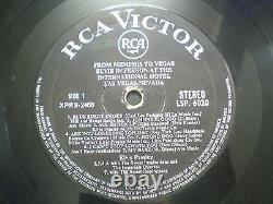 ELVIS PRESLEY (2lp) PERSON AT INTERNATONAL HOTEL RARE LP record INDIA 100 VG