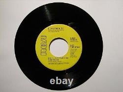 ELVIS PRESLEY 45 74-0619 Mono yellow label promo single picture sleeve RARE