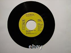 ELVIS PRESLEY 45 74-0619 Mono yellow label promo single picture sleeve RARE