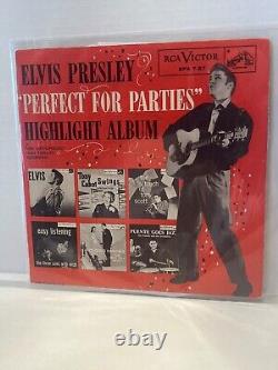 ELVIS PRESLEY 45 EP-RCA VICTOR #SPA-7-37 Perfect For Parties Rare Promotional