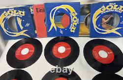 ELVIS PRESLEY 45 Rpm Lot 7 RED Label GOLD STANDARD VG? Jailhouse rock? Rare