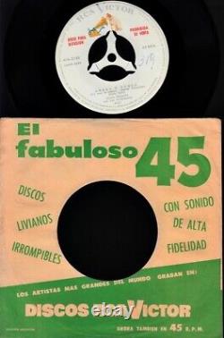 ELVIS PRESLEY 7 It's Now Or Never ULTRA RARE Promo SOUTH AMERICA RCA 45 1960