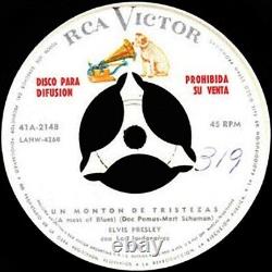 ELVIS PRESLEY 7 It's Now Or Never ULTRA RARE Promo SOUTH AMERICA RCA 45 1960