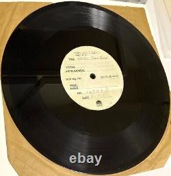 ELVIS PRESLEY? ACETATE? THE WALLS HAVE EARS? © 1961 Ultra RARE Excellent