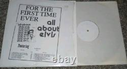 ELVIS PRESLEY-ALL ABOUT ELVIS LP FOR THE FIRST TIME EVER RARE Vinyl Record 1955