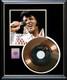 Elvis Presley An American Trilogy Gold Record Withprinted Signed Autograph Rare