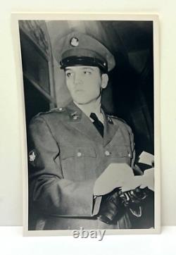 ELVIS PRESLEY AUTHENTIC ORIGNAL 5x8 PHOTO 1958 Military Service GERMANY RARE