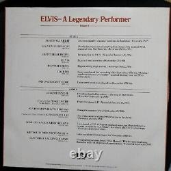 ELVIS PRESLEY A Legendary Performer Vol. I RARE PROMO LP withBook