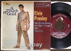 ELVIS PRESLEY A Touch of Gold EP EPA-5088 RARE Maroon Labels! TOP EX COPY