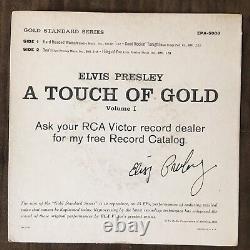 ELVIS PRESLEY A Touch of Gold EP EPA-5088 RARE Maroon Labels! TOP EX COPY
