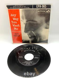 ELVIS PRESLEY Any Way You Want Me EPA-965 Extremely RARE NO DOG LABEL 1956