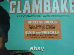 ELVIS PRESLEY CLAMBAKE LPM 3893 Vinyl Mint In Shrink Never Opened VERY RARE