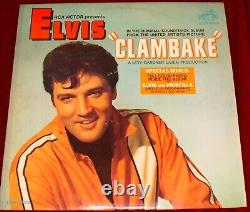 ELVIS PRESLEY CLAMBAKE LP LPM-3893 ORIGINAL ULTRA RARE MONO 1st PRESSING & PHOTO
