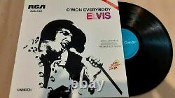 ELVIS PRESLEY C'MON EVERYBODY Mega Rare 12 Promo Mexico LP THE KING