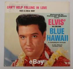 ELVIS PRESLEY Can't Help Falling In Love/ Rock-A-Hula RARE 7 RCA Victor 37-7968