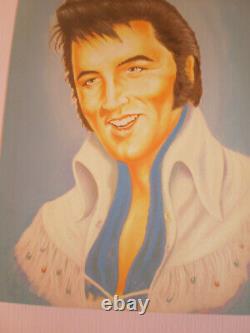 ELVIS PRESLEY Canvas Picture by Bill Tipton VERY RARE