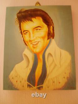 ELVIS PRESLEY Canvas Picture by Bill Tipton VERY RARE