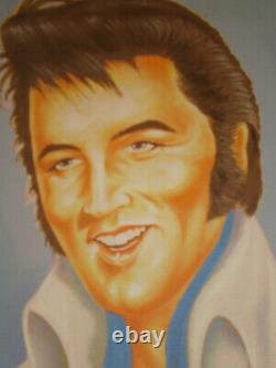 ELVIS PRESLEY Canvas Picture by Bill Tipton VERY RARE