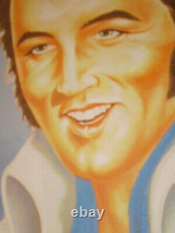 ELVIS PRESLEY Canvas Picture by Bill Tipton VERY RARE