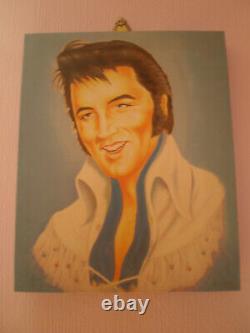 ELVIS PRESLEY Canvas Picture by Bill Tipton VERY RARE