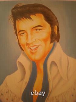 ELVIS PRESLEY Canvas Picture by Bill Tipton VERY RARE