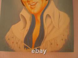 ELVIS PRESLEY Canvas Picture by Bill Tipton VERY RARE