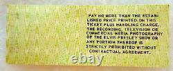 ELVIS PRESLEY Concert Ticket Terre Haute, IN Sept 16, 1977 NM Very Rare