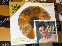 ELVIS PRESLEY ELVIS IS BACK! DCC 24K Gold Audiophile Sealed CD Ltd. Ed. #'d RARE