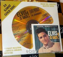 ELVIS PRESLEY ELVIS IS BACK! DCC 24K Gold Audiophile Sealed CD Ltd. Ed. #'d RARE