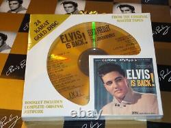 ELVIS PRESLEY ELVIS IS BACK! DCC 24K Gold Audiophile Sealed CD Ltd. Ed. #'d RARE