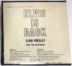 ELVIS PRESLEY ELVIS IS BACK Living STEREO Reel To Reel 4-Track 7 1/2 ips SS RARE