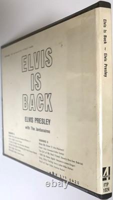 ELVIS PRESLEY ELVIS IS BACK Living STEREO Reel To Reel 4-Track 7 1/2 ips SS RARE