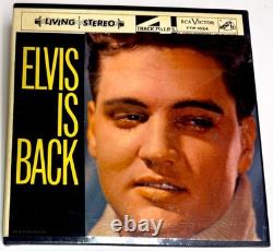 ELVIS PRESLEY ELVIS IS BACK Living STEREO Reel To Reel 4-Track 7 1/2 ips SS RARE