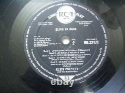 ELVIS PRESLEY ELVIS IS BACK rca mono 27171 RARE LP RECORD vinyl ENGLAND VG+