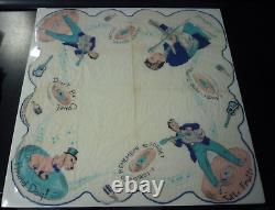 ELVIS PRESLEY ENTERPRISE ORIGINAL HANDKERCHIEF 1956 VERY RARE Blue Jacket