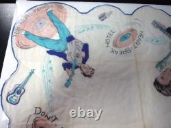 ELVIS PRESLEY ENTERPRISE ORIGINAL HANDKERCHIEF 1956 VERY RARE Blue Jacket