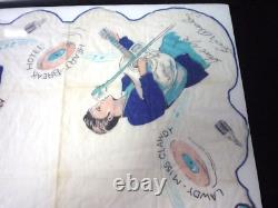 ELVIS PRESLEY ENTERPRISE ORIGINAL HANDKERCHIEF 1956 VERY RARE Blue Jacket