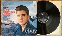 ELVIS PRESLEY Elvis Christmas Album EX Vinyl LP RARE GERMAN Military photos