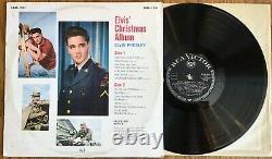 ELVIS PRESLEY Elvis Christmas Album EX Vinyl LP RARE GERMAN Military photos
