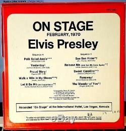 ELVIS PRESLEY FEB 1970 ON STAGE Reel To Reel 3 3/4 ips 4TRACK Stereo EX Rare OOP