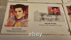 ELVIS PRESLEY FIVE Official First Day of Issue Stamps, Jan. 8, 1993 RARE