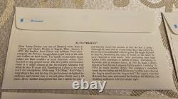 ELVIS PRESLEY FIVE Official First Day of Issue Stamps, Jan. 8, 1993 RARE