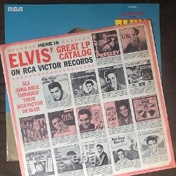 ELVIS PRESLEY Flaming Star 1968 1st Press RCA LP with Rare Photo BEAUTIFUL EX+