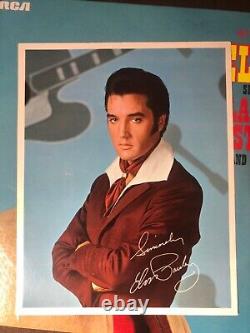 ELVIS PRESLEY Flaming Star 1968 1st Press RCA LP with Rare Photo BEAUTIFUL EX+