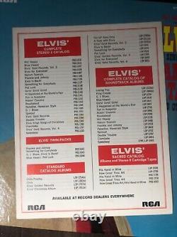 ELVIS PRESLEY Flaming Star 1968 1st Press RCA LP with Rare Photo BEAUTIFUL EX+